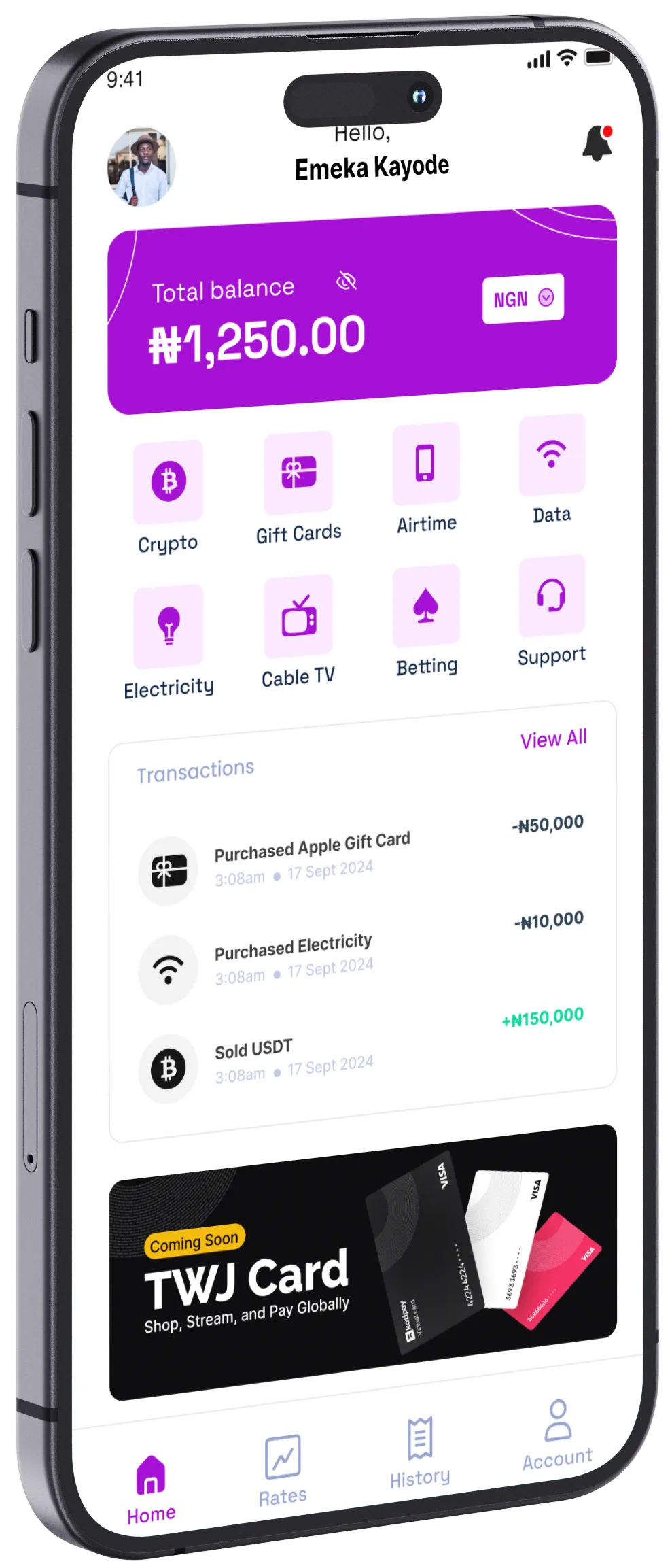 TWJ Hub mobile app